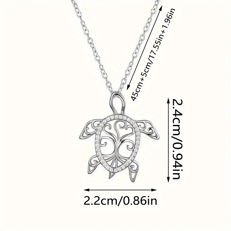 Women's Turtle Tree of Life Creative Necklace, Versatile Gift